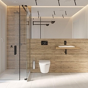 Унитаз Lavinia Boho Biore Compacto Rimless 330402CR подвесной цвет Белый глянцевый с сиденьем Микролифт-16