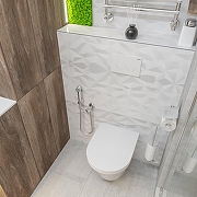 Унитаз Lavinia Boho Biore Compacto Rimless 330402CR подвесной цвет Белый глянцевый с сиденьем Микролифт-17