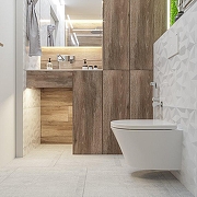 Унитаз Lavinia Boho Biore Compacto Rimless 330402CR подвесной цвет Белый глянцевый с сиденьем Микролифт-19