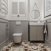 Унитаз Lavinia Boho Biore Compacto Rimless 330402CR подвесной цвет Белый глянцевый с сиденьем Микролифт-25