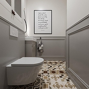 Унитаз Lavinia Boho Biore Compacto Rimless 330402CR подвесной цвет Белый глянцевый с сиденьем Микролифт-27