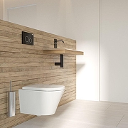 Унитаз Lavinia Boho Biore Compacto Rimless 330402CR подвесной цвет Белый глянцевый с сиденьем Микролифт-28