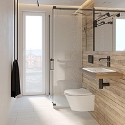 Унитаз Lavinia Boho Biore Compacto Rimless 330402CR подвесной цвет Белый глянцевый с сиденьем Микролифт-29