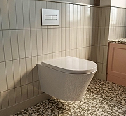 Унитаз Lavinia Boho Biore Compacto Rimless 330402CR подвесной цвет Белый глянцевый с сиденьем Микролифт-32