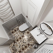 Унитаз Lavinia Boho Biore Compacto Rimless 330402CR подвесной цвет Белый глянцевый с сиденьем Микролифт-33