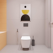 Унитаз Lavinia Boho Aveo Rimless 3306002R подвесной цвет Белый глянцевый с сиденьем Микролифт-11