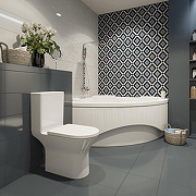 Унитаз компакт Lavinia Boho Elegant 3308002R цвет Белый глянцевый с бачком и сиденьем Микролифт-16