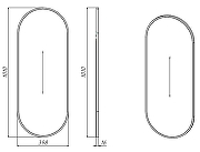 Зеркало Sanflor Диана 40 С28120 цвет Белый-2