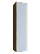 Шкаф пенал Sanflor Диана 32 С28119 подвесной цвет Дуб Крафт золотой Графит