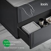 Тумба с раковиной Iddis Oxford Neo 100 OXN10D0i95K подвесная цвет Темно-серый-1