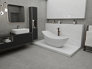 Керамогранит Duna Ceppo CP0L62M01 Светло-Серый карвинг 60x120 см-7