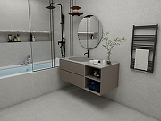 Керамогранит Duna Ceppo CP0L62M01 Светло-Серый карвинг 60x120 см-9