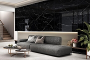 Керамогранит Duna Nero Marquina RP-238571 Черный Black Panter 60x120 см-8