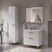 Шкаф пенал Volna Lotty Gold 40 pnLOTTYGD40-04 цвет Белый-6