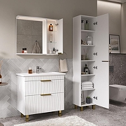 Шкаф пенал Volna Lotty Gold 40 pnLOTTYGD40-04 цвет Белый-7