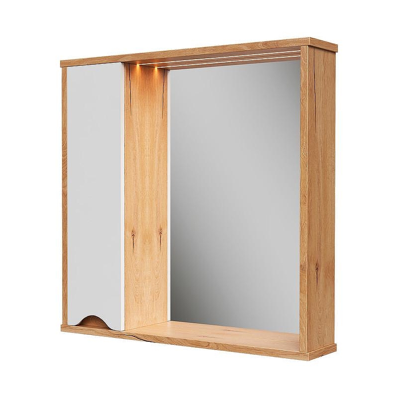 Зеркало со шкафом Volna Barney 70 L zsBARNEY70.L-04 с подсветкой 