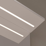 Зеркало со шкафом Volna Lotty Gold 60 L zsLOTTYGD60.L-04 с подсветкой цвет Белый-6