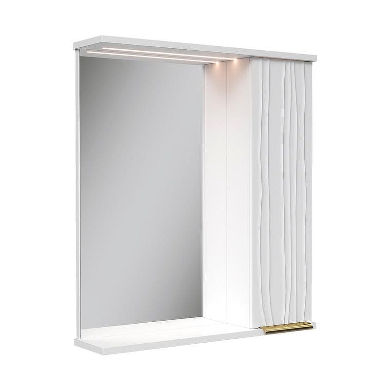 Зеркало со шкафом Volna Lotty Gold 60 R zsLOTTYGD60.R-04 с подсветкой 