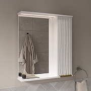 Зеркало со шкафом Volna Lotty Gold 60 R zsLOTTYGD60.R-04 с подсветкой цвет Белый-3