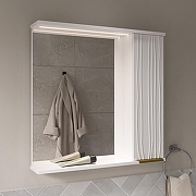 Зеркало со шкафом Volna Lotty Gold 70 R zsLOTTYGD70.R-04 с подсветкой цвет Белый-3