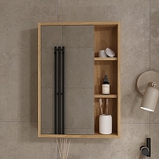 Зеркальный шкаф Volna Osmond 50 szOSMOND50 цвет Дуб сонома-2