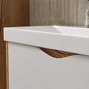 Тумба под раковину Volna Barney 80 tnBARNEY80.2Y-04 цвет Белый Дуб гудзон-6