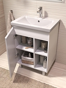 Тумба под раковину Vigo Milos 60 316 цвет Белый-3