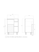Тумба под раковину Vigo Milos 60 316 цвет Белый-17