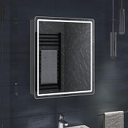 Зеркальный шкаф Vigo Geometry 50 453 с подсветкой цвет Белый-6