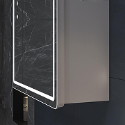 Зеркальный шкаф Vigo Geometry 50 455 с подсветкой цвет Белый-4