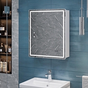 Зеркальный шкаф Vigo Geometry 50 455 с подсветкой цвет Белый-5