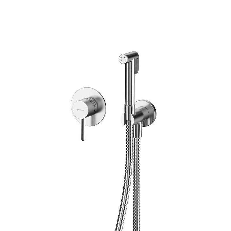 Гигиенический душ со смесителем Whitecross Y brushed nickel SYSYBI1NIB 