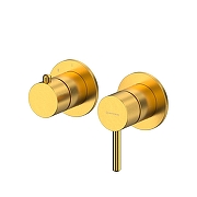 Смеситель для душа Whitecross Y brushed gold 2-Y1243GLB цвет Золото брашированное