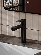 Смеситель для раковины Agger Sweet A2702144 цвет Черный матовый-6