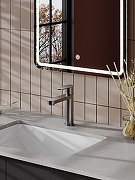 Смеситель для раковины Agger Sweet A2702155 цвет Оружейная сталь-6