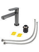 Смеситель для раковины Agger Sweet A2702155 цвет Оружейная сталь-14