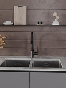 Смеситель для кухни Agger Easy A3100544 цвет Черный матовый-8