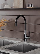 Смеситель для кухни Agger Easy A3100555 цвет Оружейная сталь-5