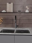 Смеситель для кухни Agger Easy A3100555 цвет Оружейная сталь-7