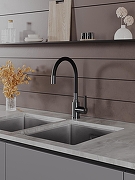 Смеситель для кухни Agger Easy A3100555 цвет Оружейная сталь-10