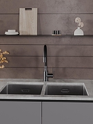 Смеситель для кухни Agger Easy A3100555 цвет Оружейная сталь-8