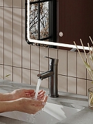 Смеситель для раковины Agger Easy A3102155 цвет Оружейная сталь-7