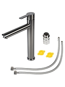 Смеситель для раковины Agger Easy A3112155 цвет Оружейная сталь-13