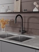Смеситель для кухни Agger Elegant A3230344 цвет Черный матовый-11