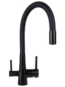 Смеситель для кухни Agger Elegant A3230344 цвет Черный матовый-14