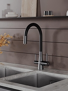 Смеситель для кухни Agger Elegant A3230355 цвет Оружейная сталь-6