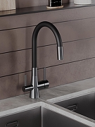 Смеситель для кухни Agger Elegant A3230355 цвет Оружейная сталь-7