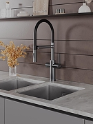 Смеситель для кухни Agger Elegant A3252555 цвет Оружейная сталь-6