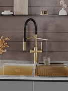 Смеситель для кухни Agger Elegant A3252599 цвет Золото матовое-7