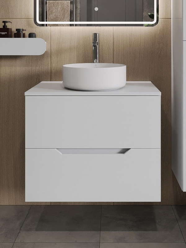 Тумба с раковиной Orange Line 70 Li-70TuwMDF+B09-360W подвесная 